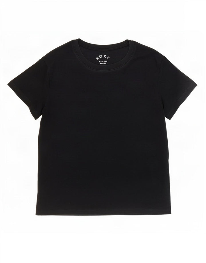 Roxy T-Shirt Top UK 6 XS Sort