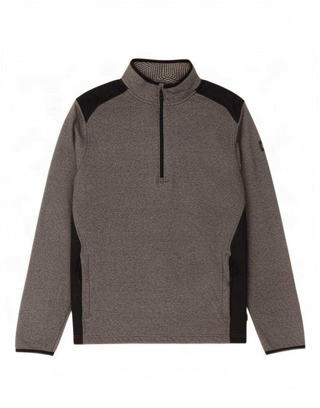 Under Armour Herre Cold Gear Pullover Træningsdragt Top Stor Grå Colourblock