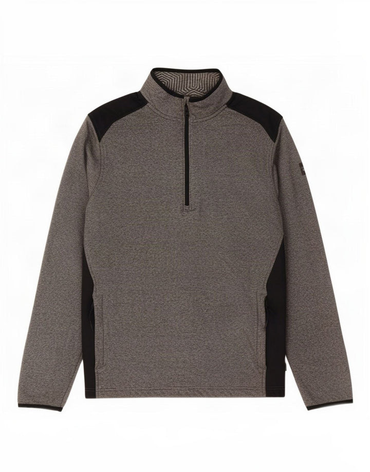 Under Armour Herre Cold Gear Pullover Træningsdragt Top Stor Grå Colourblock