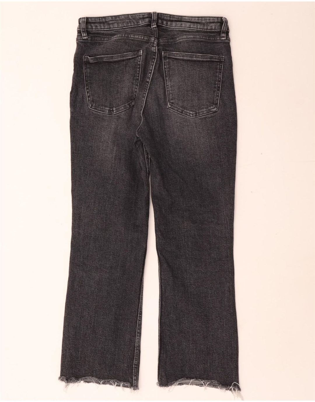 Zara Dame Bootcut Jeans EU 38 Small W28 L26 Grå