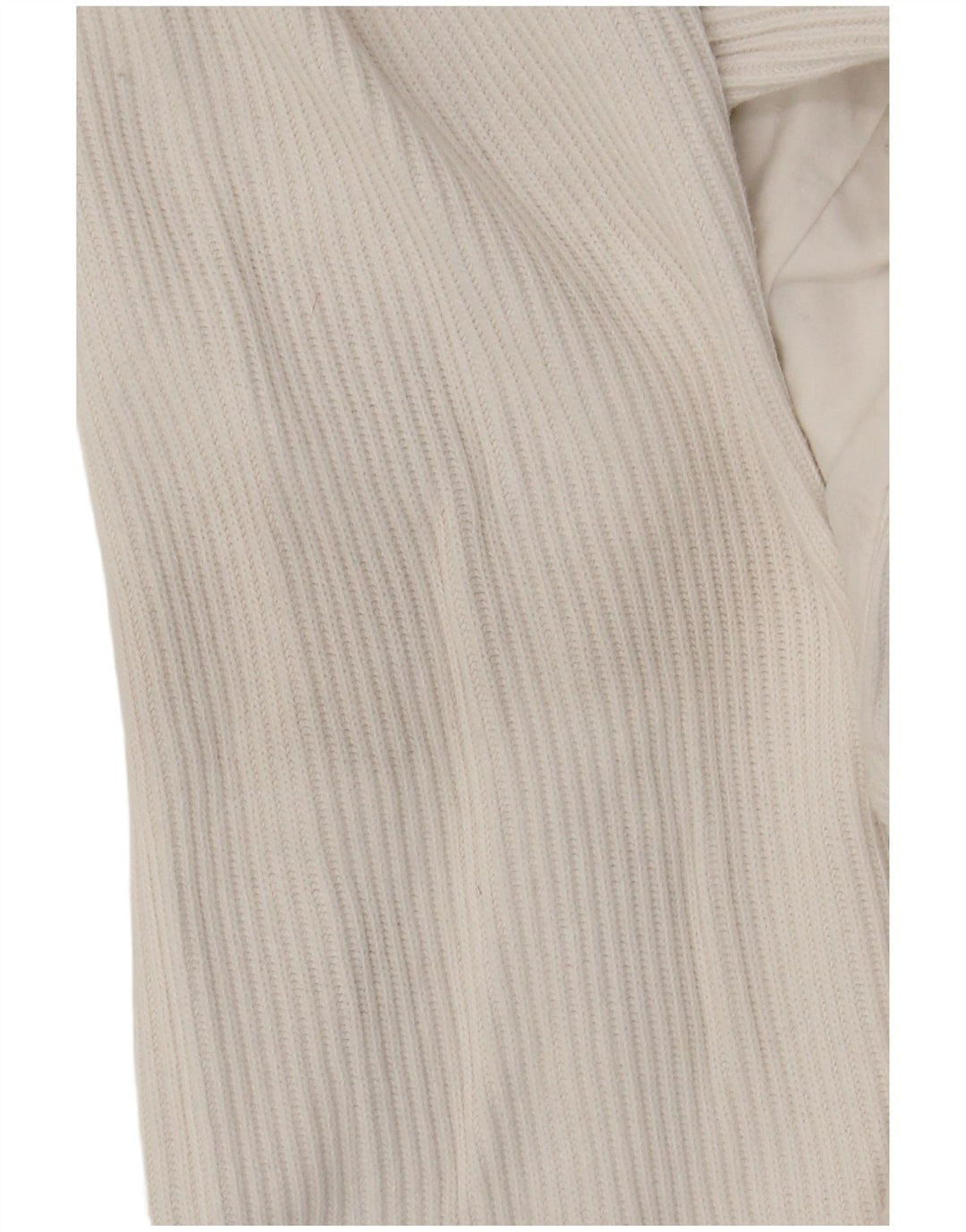 Together Dame Grafisk Zip Neck Jumper Sweater UK 10/12 Medium White