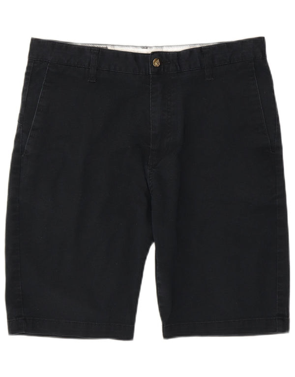 Volcom Herre Chino Shorts W32 Medium Marineblå Bomuld