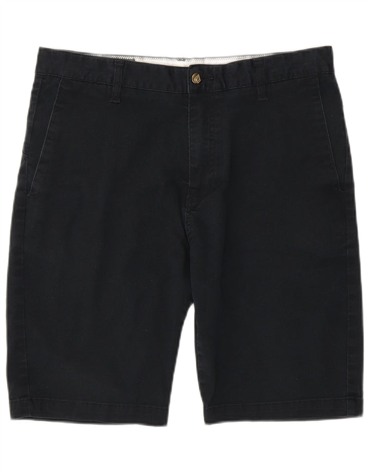 Volcom Herre Chino Shorts W32 Medium Marineblå Bomuld