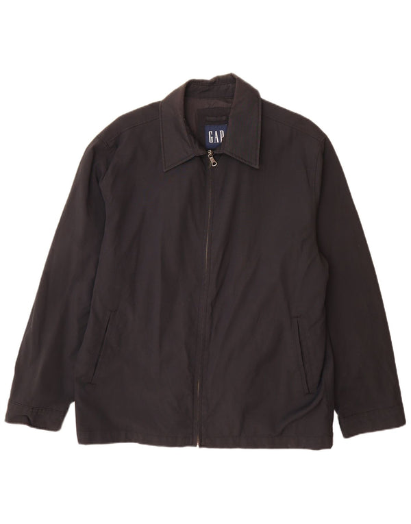 Gap Herre Utility Jacket UK 40 Large Navy Blue Nylon