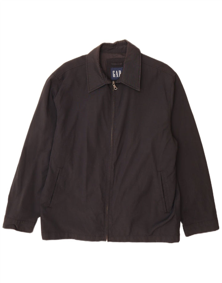 Gap Herre Utility Jacket UK 40 Large Navy Blue Nylon