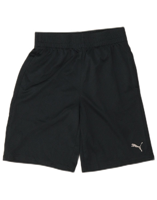 Puma Boys Sports Shorts 10-11 år Medium Sort Polyester