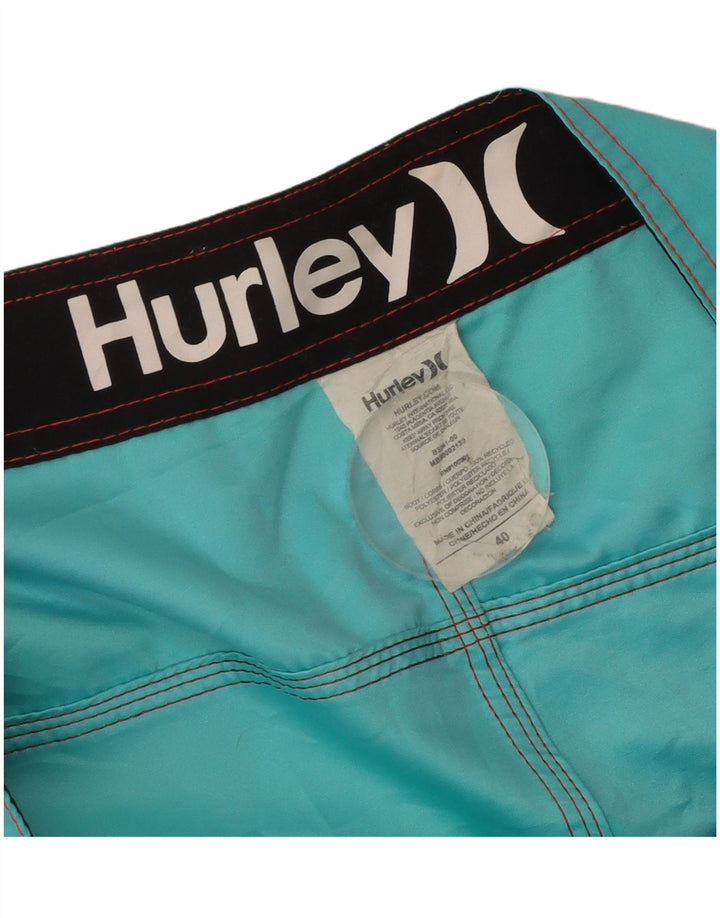 Hurley Herre svømmeshorts XL turkis polyester