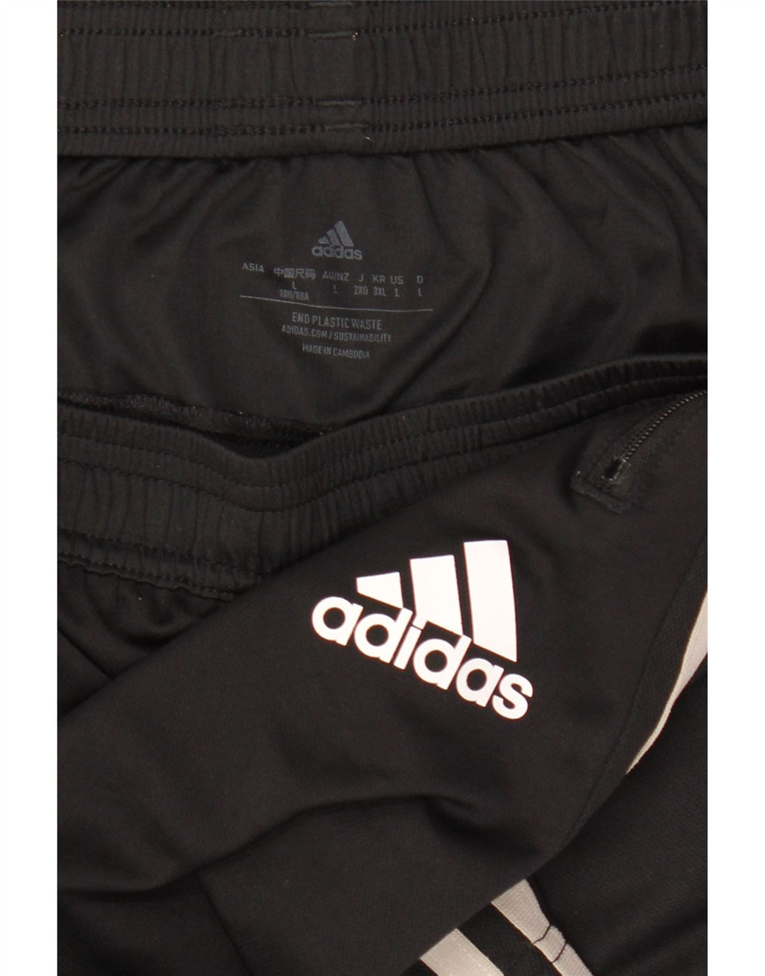 Adidas Aeroready Sportsshorts til mænd store sorte polyester
