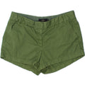 J. CREW Womens Chino Shorts US 12 Large W34 Green Cotton Vintage J. Crew and Second-Hand J. Crew from Messina Hembry 