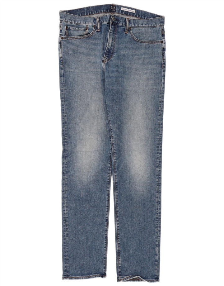 Gap Herre Slim Jeans W34 L34 Blå Bomuld