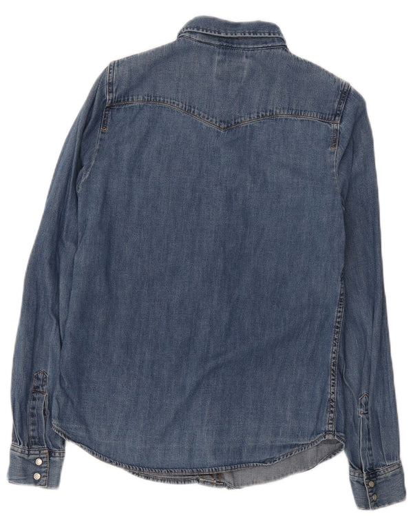 Levi's Dame denimskjorte i klassisk pasform UK 6 XS Blå