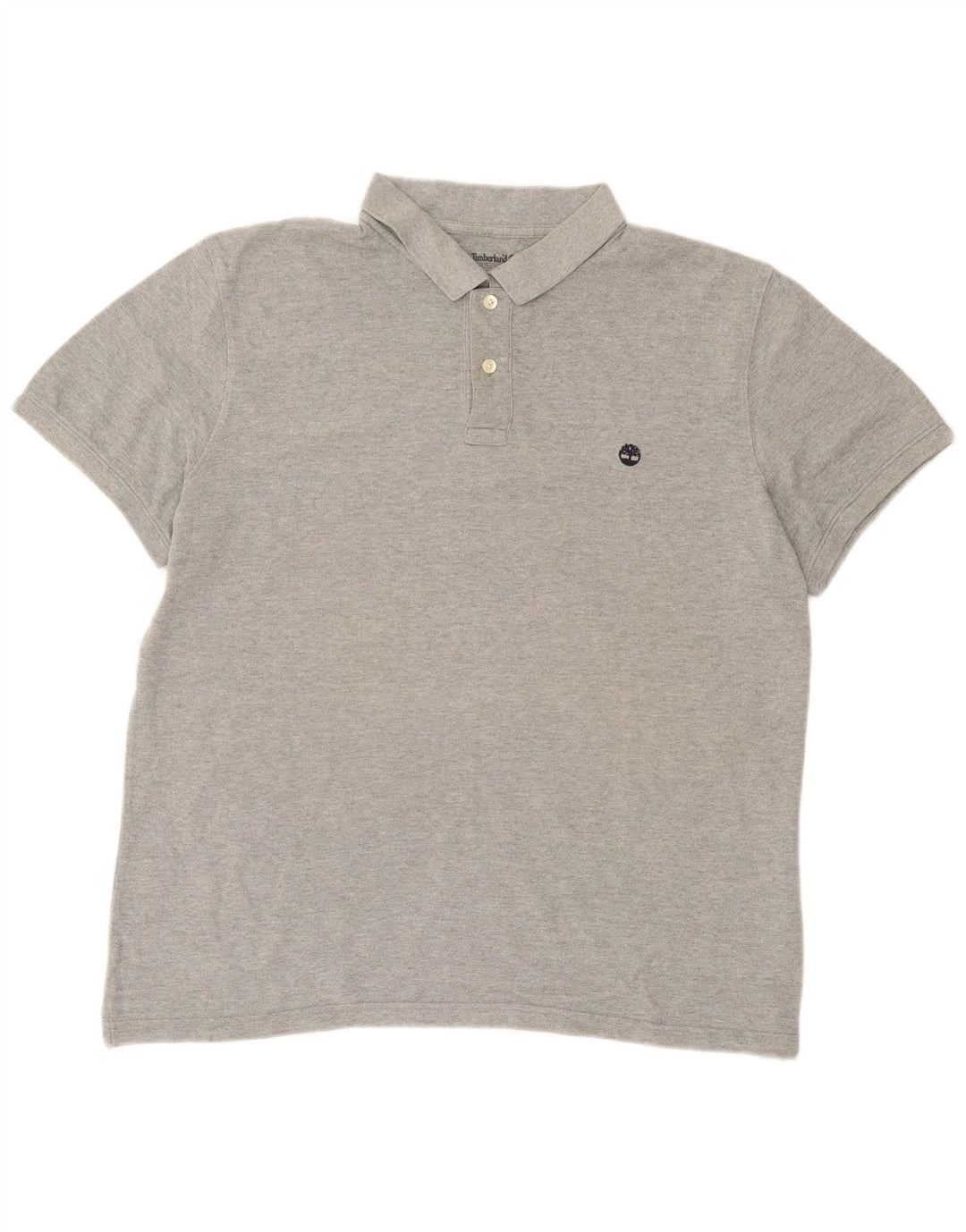 Timberland Polo Shirt til mænd XL Grå Flecked Bomuld