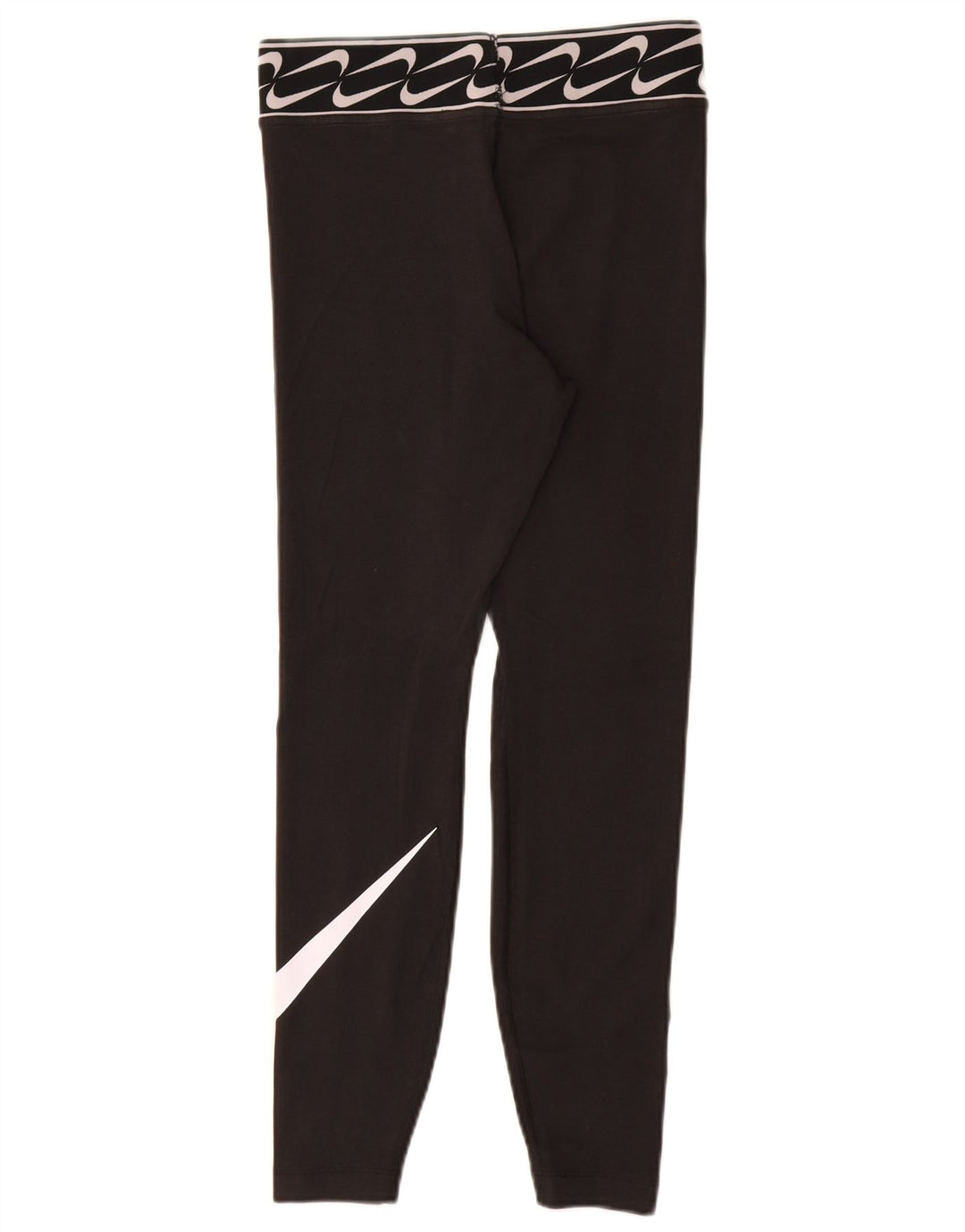 NIKE Grafiske Leggings til kvinder UK 10 Lille sort bomuld