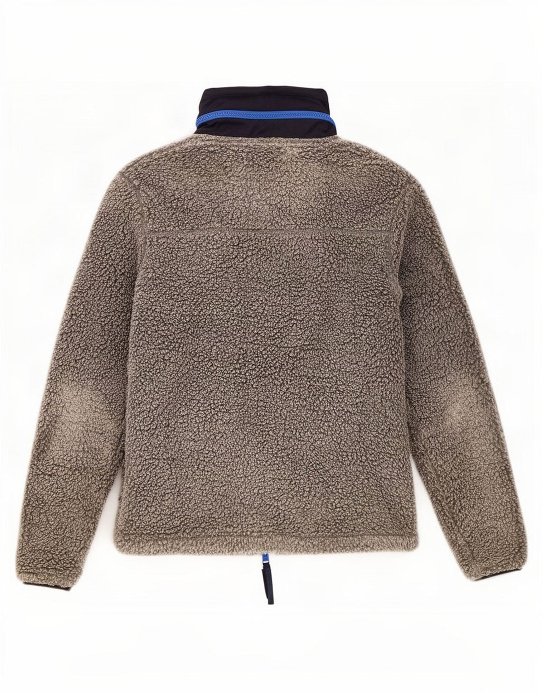 Superdry Fleecejakke med hætte til mænd UK 42 XL Grå Colourblock Polyester