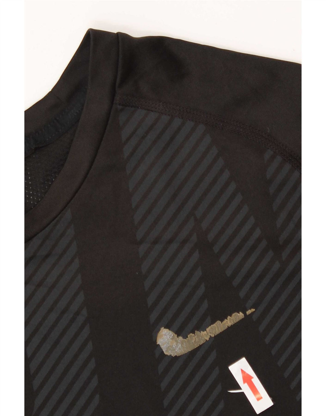 Nike Herre Berlin Grafisk T-Shirt Top Stor Sort Polyester