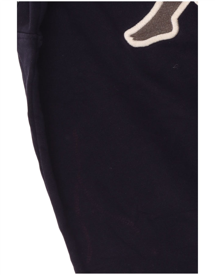 Kappa Dame Grafisk Sweatshirt Jumper UK 14 Medium Navy Blue