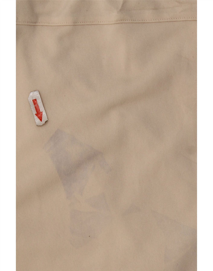 Adidas Capri træningsdragtbukser til kvinder UK 8/10 Small Beige Polyester