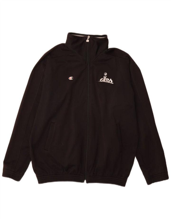 Champion Boys Loose Fit Træningsdragt Topjakke 15-16 år Sort Polyester