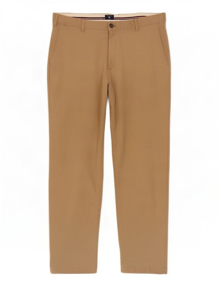 Gant Herre Regular Chino Bukser W40 L32 Beige