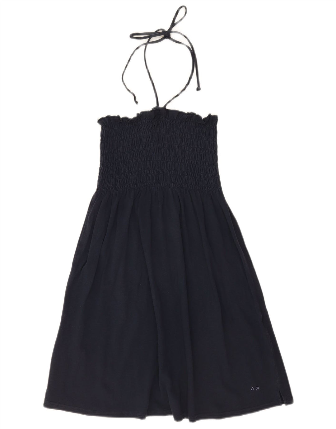 Sun68 Dame Halter Dress UK 18 XL Navy Blue