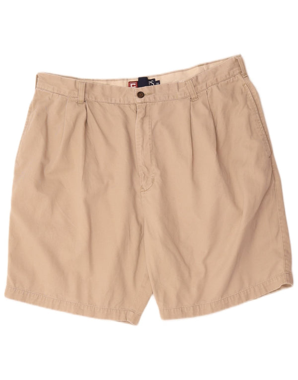 Chaps Ralph Lauren Herre Pegged Chino Shorts W38 XL Beige Bomuld