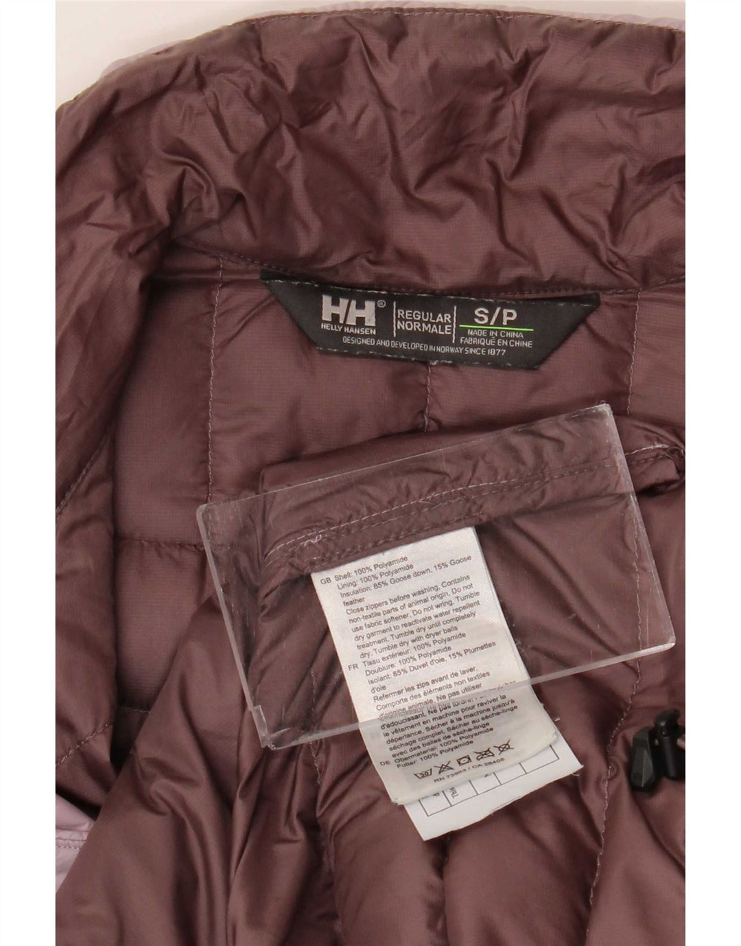 Helly Hansen Polstret Damejakke UK 10 Lille Lilla Polyamid