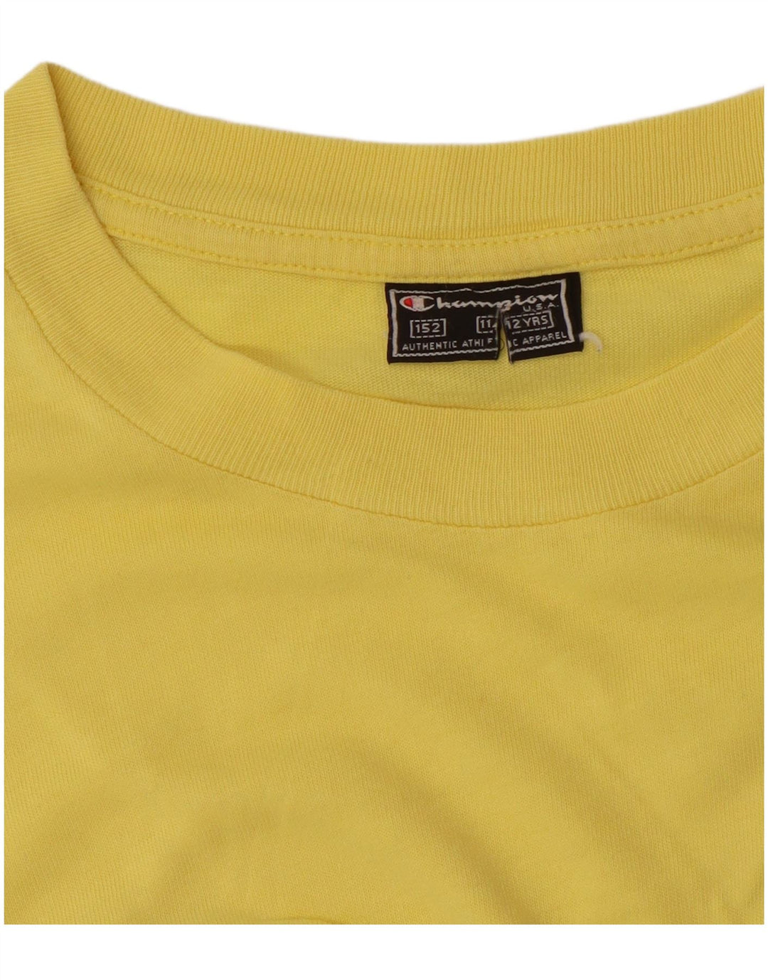Champion Boys Grafisk T-Shirt Top 11-12 år Gul