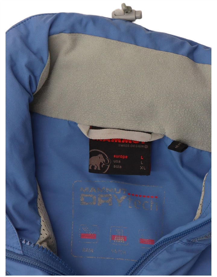 Mammut Regnjakke med hætte til kvinder UK 16 Large Blue