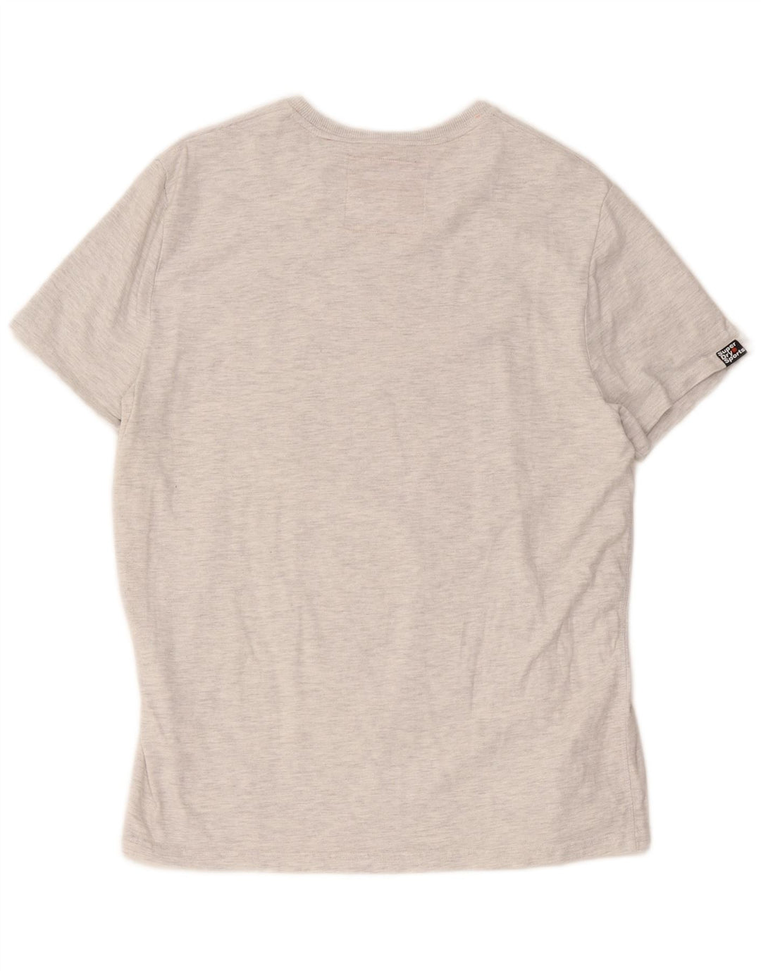 Superdry Herre grafisk T-shirt Top 2XL Grå Flecked Bomuld