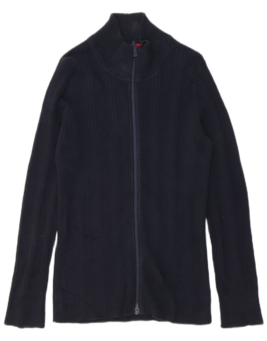 EDDIE BAUER Herre cardigan sweater Stor marineblå bomuld