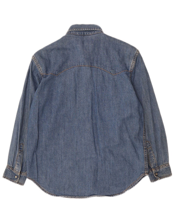 Lee Boys Denimskjorte 9-10 år Lille blå bomuld