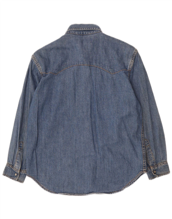 Lee Boys Denimskjorte 9-10 år Lille blå bomuld
