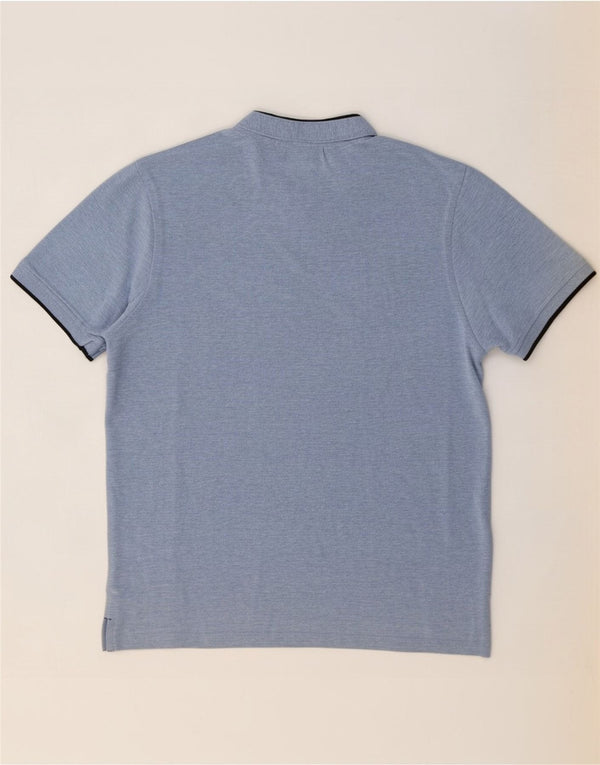 Jack & Jones Mens T-Shirt Top Small Blue Flecked