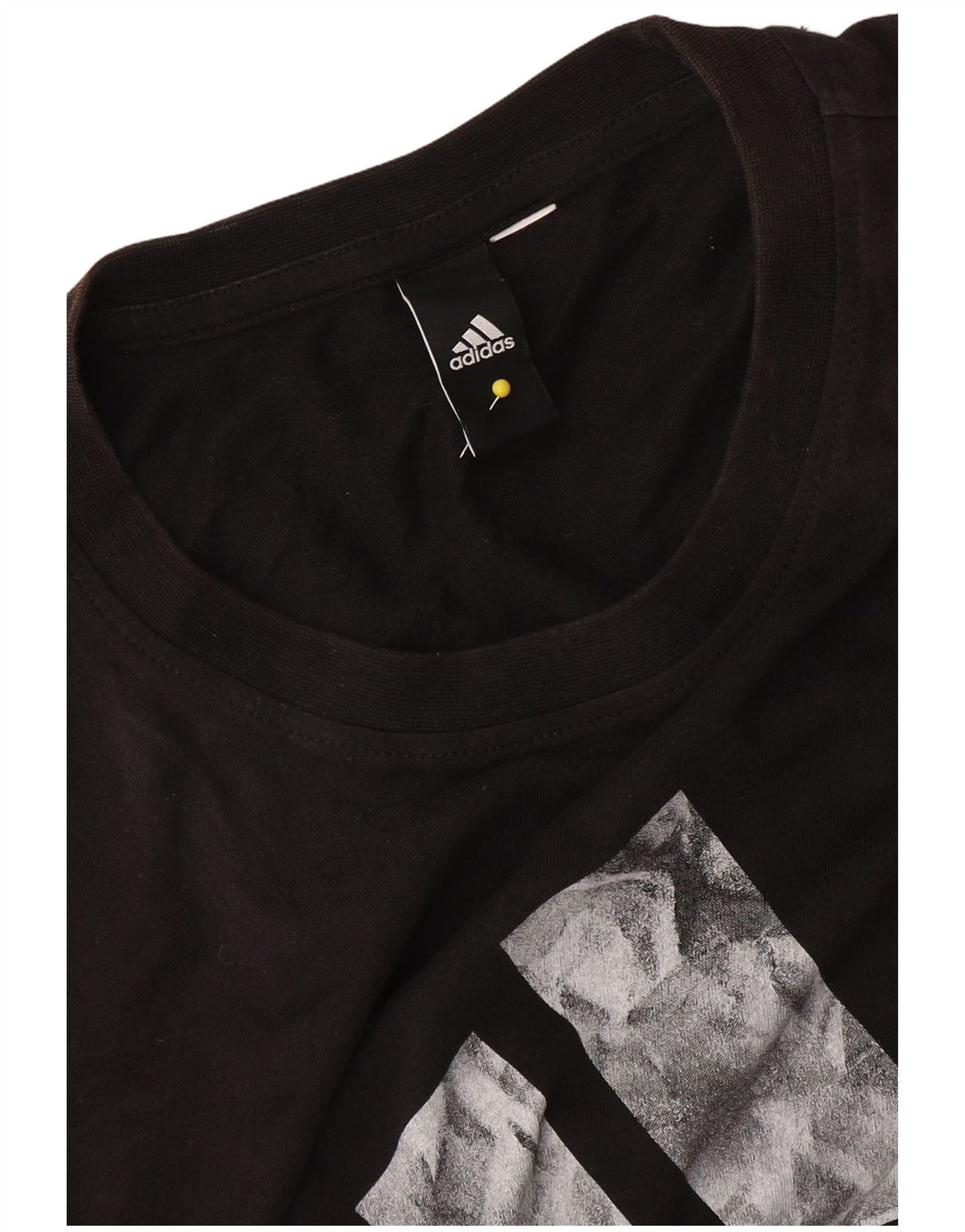 Adidas Grafisk T-shirt top til mænd Medium Sort Colourblock