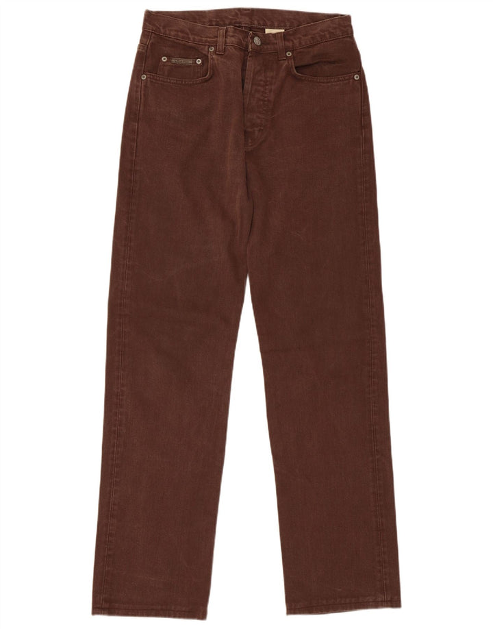 Calvin Klein Straight Jeans til mænd W30 L31 Brun bomuld