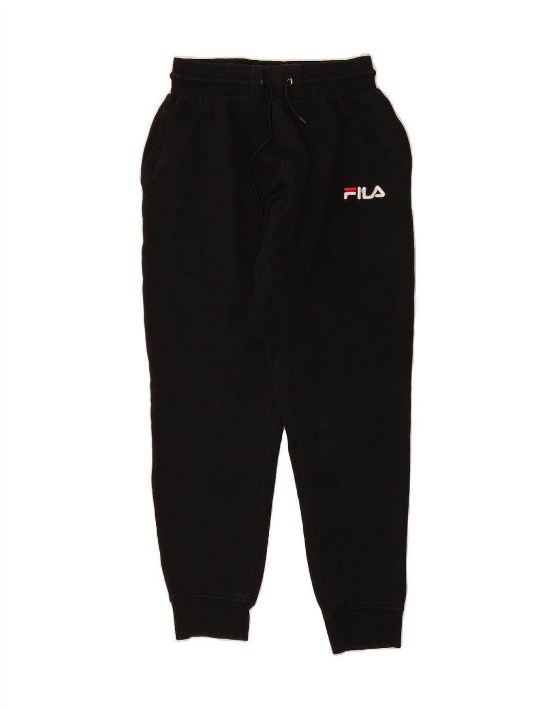 FILA Mens Tracksuit Trousers Joggers Small Black Vintage Fila and Second-Hand Fila from Messina Hembry 