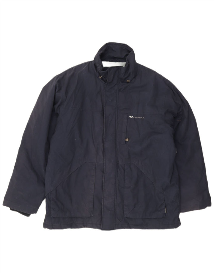 O'Neill Herre Graphic Windbreaker Jacket UK 40 Large Navy Blue Colourblock