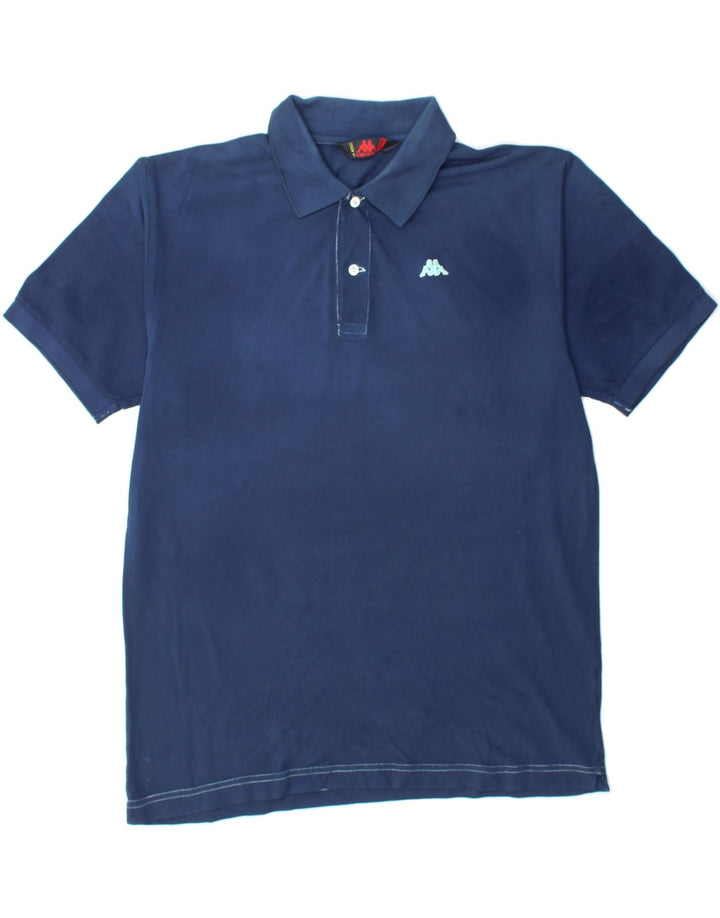 KAPPA Mens Polo Shirt XL Navy Blue Cotton Vintage Kappa and Second-Hand Kappa from Messina Hembry 