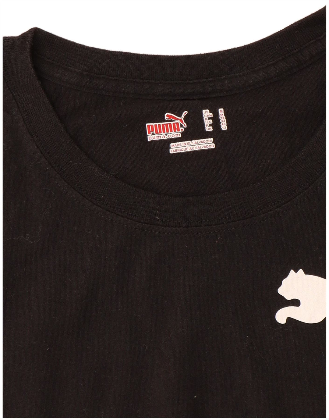 PUMA T-shirt top til kvinder DK 12 Medium Sort