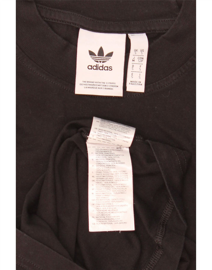 Adidas Herre grafisk T-shirt top lille sort bomuld
