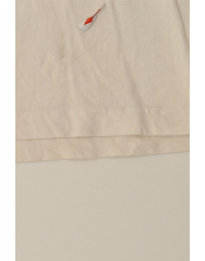 Puma Herre grafisk T-shirt Top Medium Hvid Bomuld