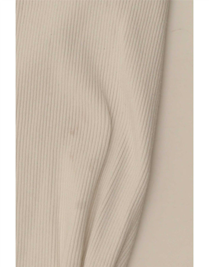 Zara Damevest Top UK 8 Small White Viscose