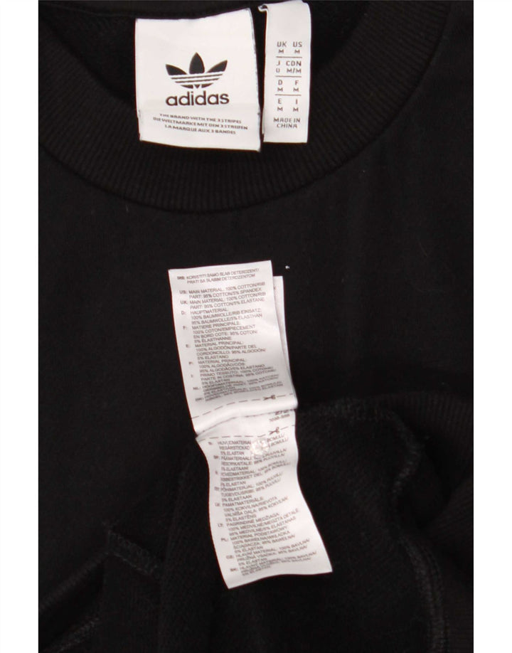 Adidas Sweatshirt Jumper Medium Sort bomuld til mænd