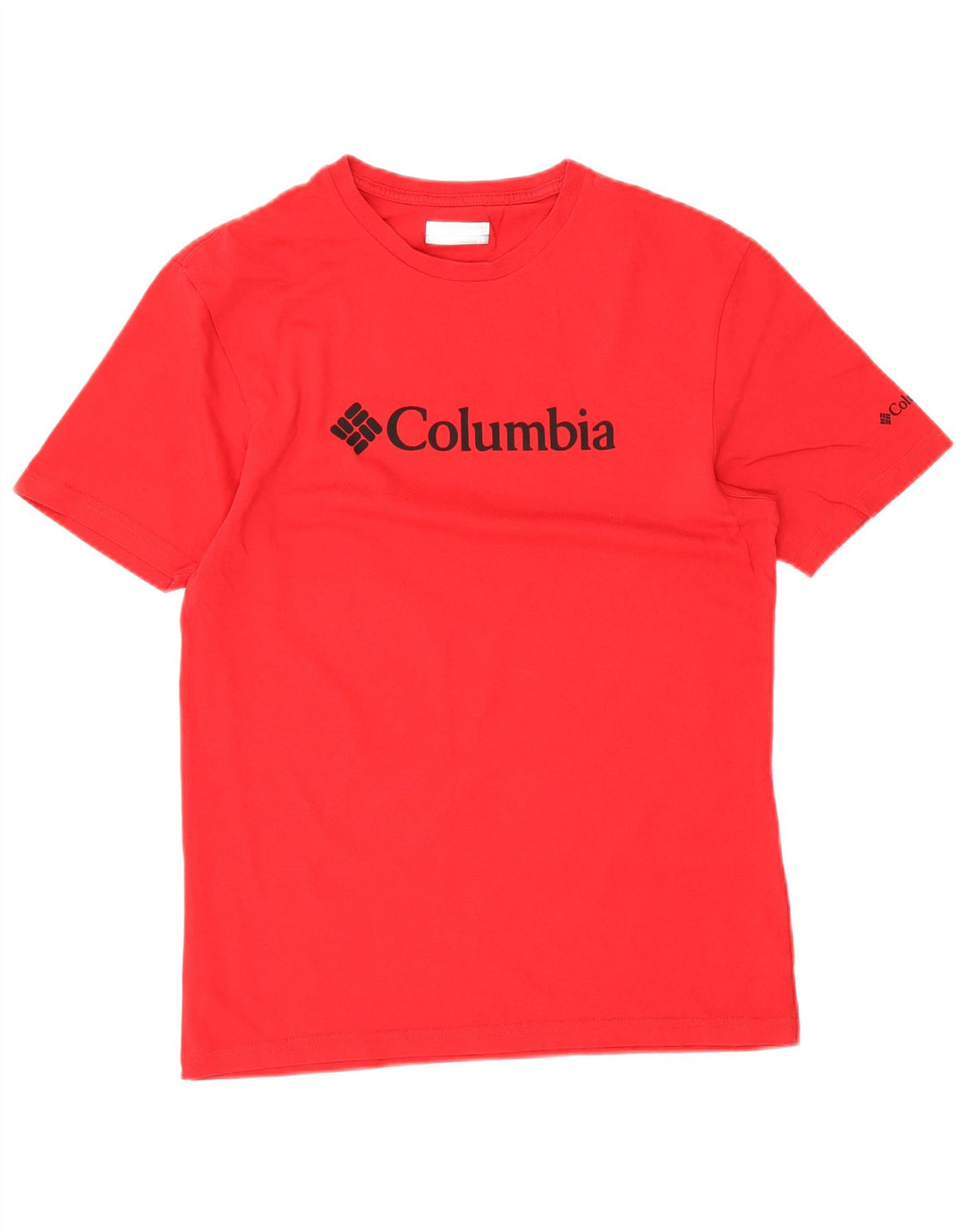 Columbia Herre grafisk T-shirt top lille rød bomuld