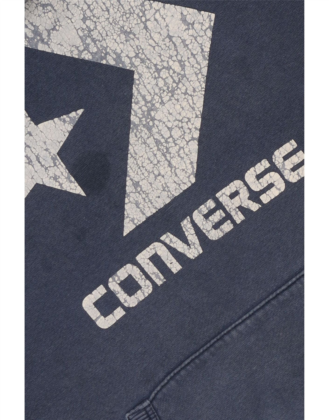 CONVERSE Grafisk hættetrøje til mænd, lille blå bomuld