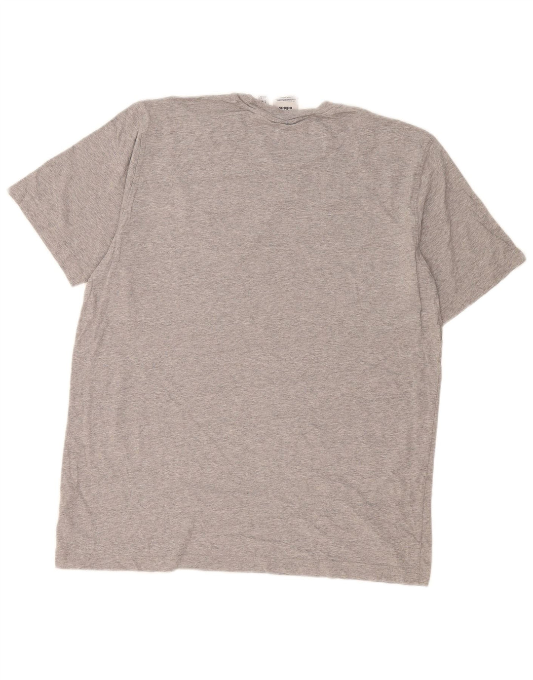 Adidas Herre T-Shirt Top XL Grå Bomuld