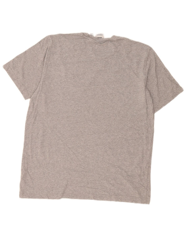 Adidas Herre T-Shirt Top XL Grå Bomuld