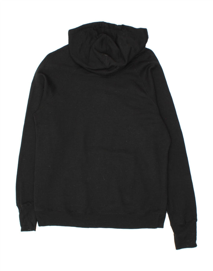 CHAMPION Mens Graphic Hoodie Jumper Medium Black Vintage Champion and Second-Hand Champion from Messina Hembry 