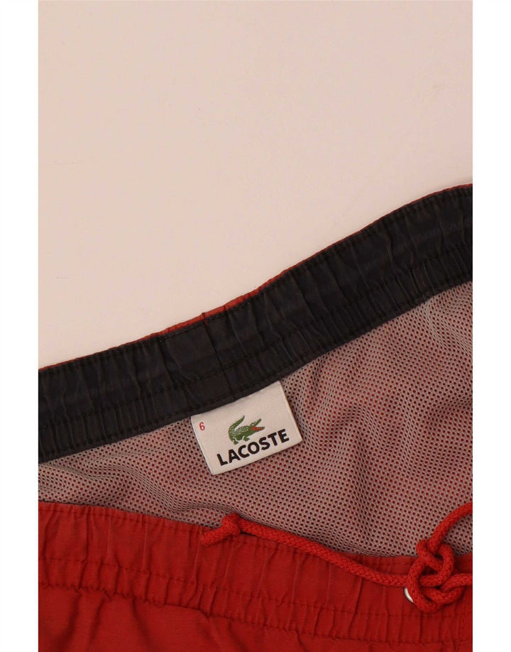 Lacoste Badeshorts til mænd str. 6 XL Rød