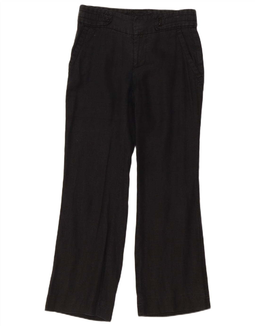 Zara Dame Bootcut Casual Bukser Small W26 L30 Sort